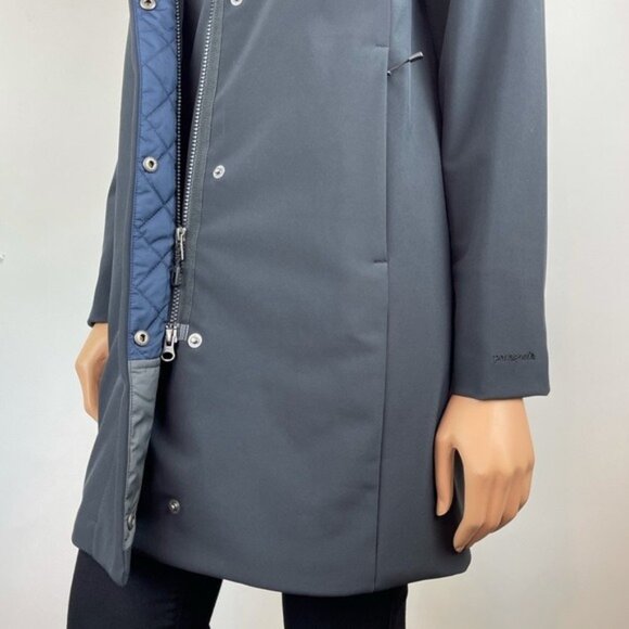 Patagonia Women's Sidesend Insulated Parka Coat Style 27675 Black - Picture 9 of 16